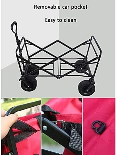 Portable Camping Cart,Outdoor Foldiutility Wagon Outdoor Utility Wagon