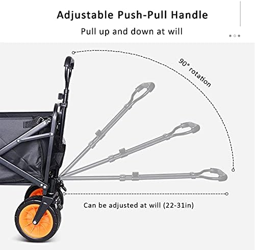 Portable Camping Cart, Garden Trolley Cart, Folding Utility Beach Wago