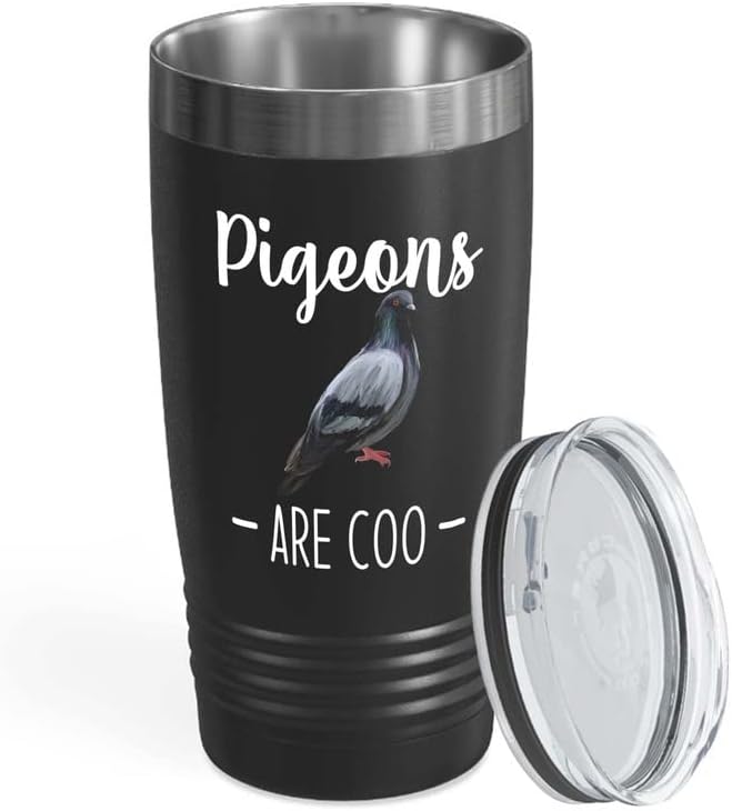 Bird Lover Black Edition Viking Tumbler 20oz - Pgeons are coo - Hummin