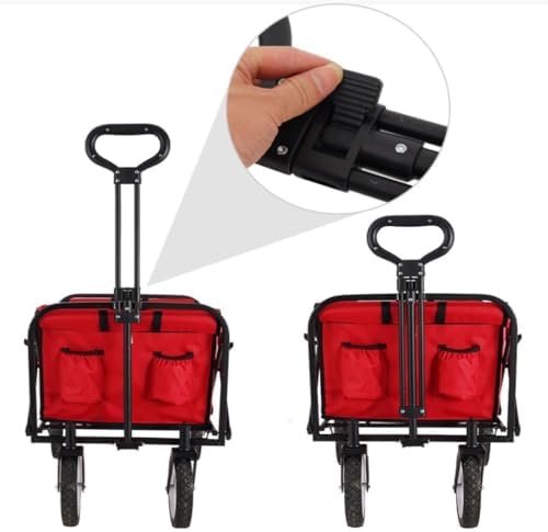 Portable Camping Cart,Outdoor Beach Trolley Cart for Camping and Fishi