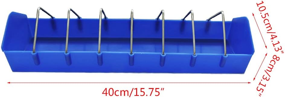 Chicken Feeder Through 8 Cells for Drinker 1.65lbs Capacity Food Dispenser for Small Birds Feeding Equipm