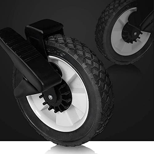 Portable Camping Cart,Portable Camping Trailer Beach Trolley Outdoor Folding Trolley Adjustable Handle Shopping Cart with Double Brakes 80kg/176lbs
