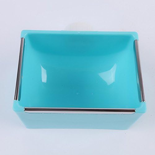 Small Pet Feeder Food Water Bowl Cage Hanging Dish for Birds Parakeet,Dwarf Syrian Hamsters,Hadgehog,Gerbils,Rats,Mice,Gerbils,Mini Small Animals (Blue)