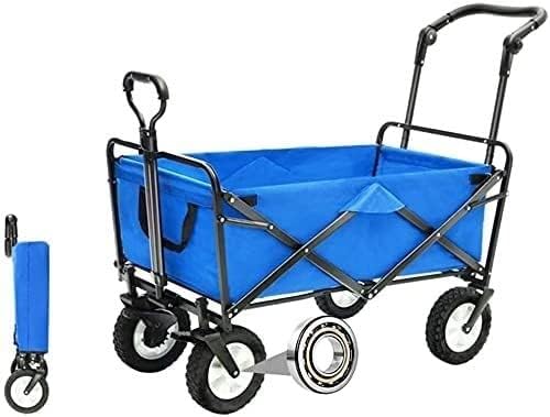 Portable Camping Cart,Outdoor Folding Utility Wagon Folding Shopping T