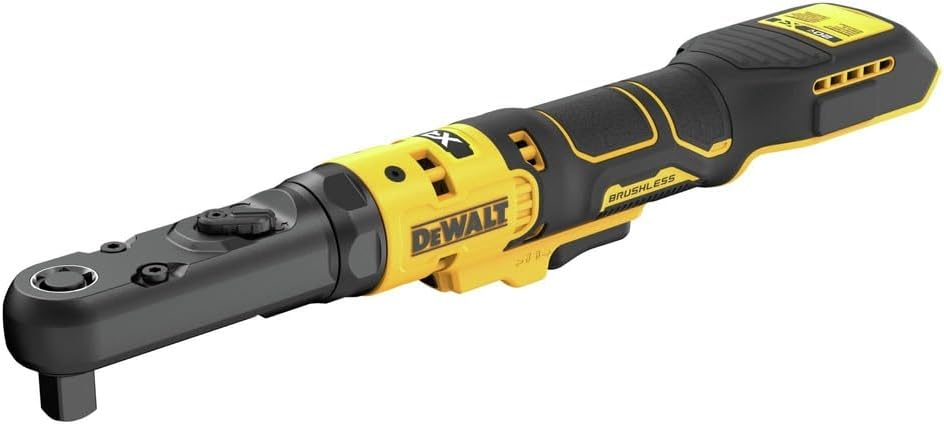 DEWALT 20V MAX XR Cordless Ratchet, 3/8" and 1/2" Sealed Head Ratchet,