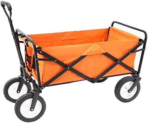 Portable Camping Cart,Camping Grocery Portable Roing Wagon Cart A Terrain Folding Beach Wagon with Wheels Heavy Duty Coapsible Utility Wagon Outdoor Garden ping Cart