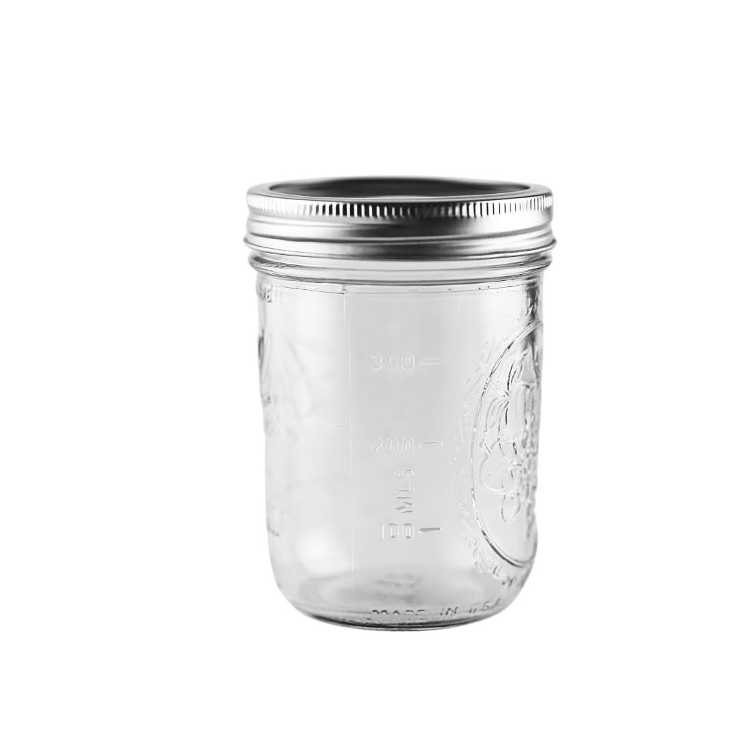 Ball - 16 oz Wide Mouth Glass Mason Jars | 6 Pack Jars with Airtight L