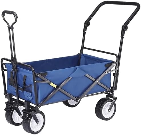 Collapsible Wagon Cart with Wheels Foldable Folding Wagons Carts Silen