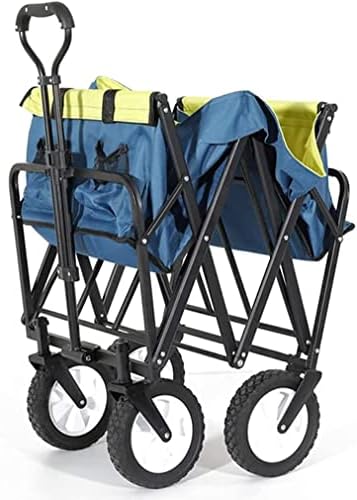 Portable Camping Cart,Outdoor Folding Utility Wagon Camping Wagon Heav