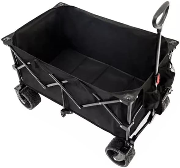 JSEIAJB 180L Foldable 7 Inch Wheel Outdoor Portable Adjustable Length 