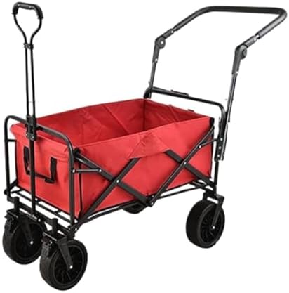 Portable Camping Cart,Outdoor Beach Camping Folding Trolley Cart for C