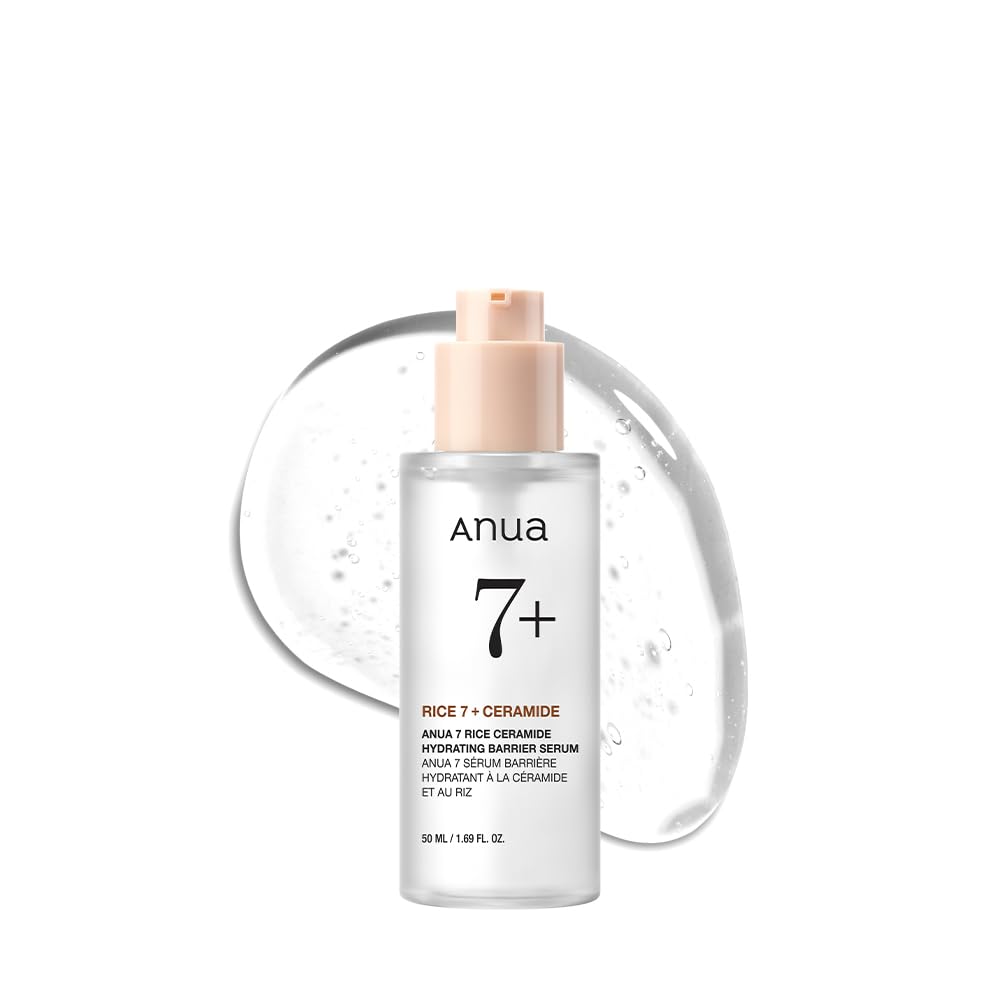 Anua Rice Ceramide 7 Hydrating Barrier Serum, Moisturizing Face Serum,