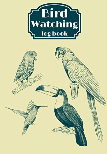 Bird Watching Log Book: Birding Journal to record Birds Sightings & List Species | Seen and Draw | Large Print 7"x10" Inch | 104 Pages | Gift for Birdwatchers & Birders.