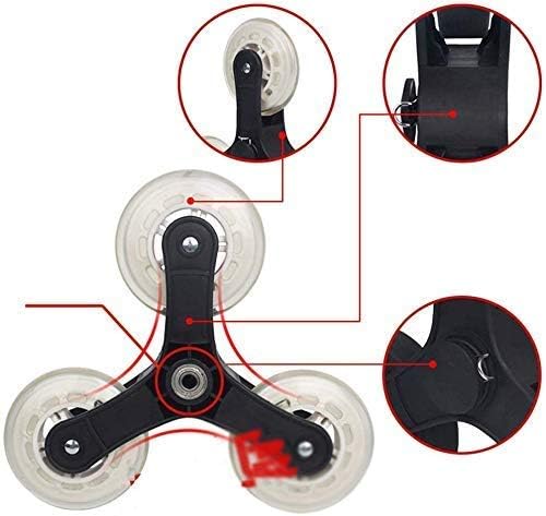 Generic Tri-Wheel Foldishoppitrolley, Lightweight Stair Climbicart wit