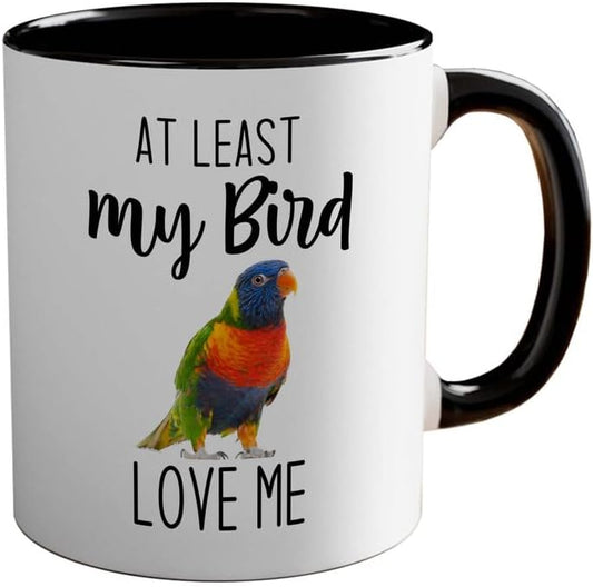 Bird Lover Two Tone Black Edition 11oz - Bird Loves me - Hummingbird N