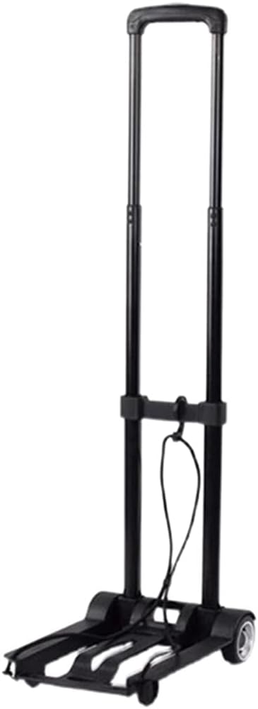 JSEIAJB 25kg Heavy Duty Foldable Hand Sacks Wheel Trolley Folding Barrow Cart Travel Luggage Shopping Cart Portable