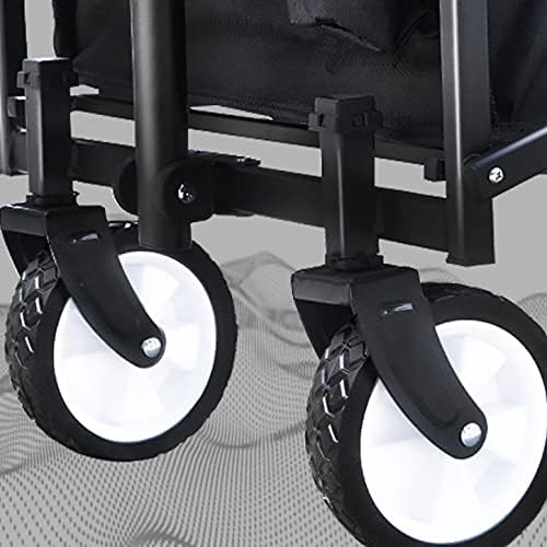 JSEIAJB Folding Outdoor Utility Folding Shopping Cart Folding Shopping Cart Luggage Trolley Cart for Travel and Shopping