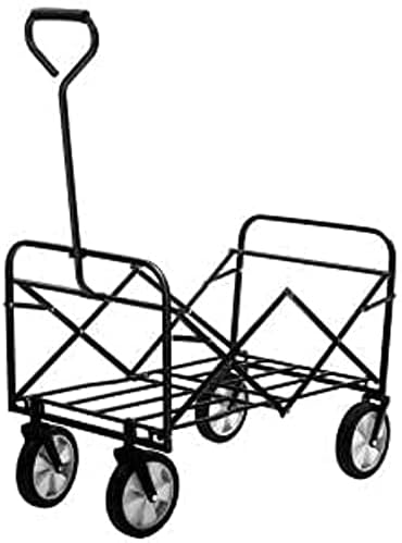 Collapsible Wagon Cart with Wheels Foldable Folding Wagons Carts Silen