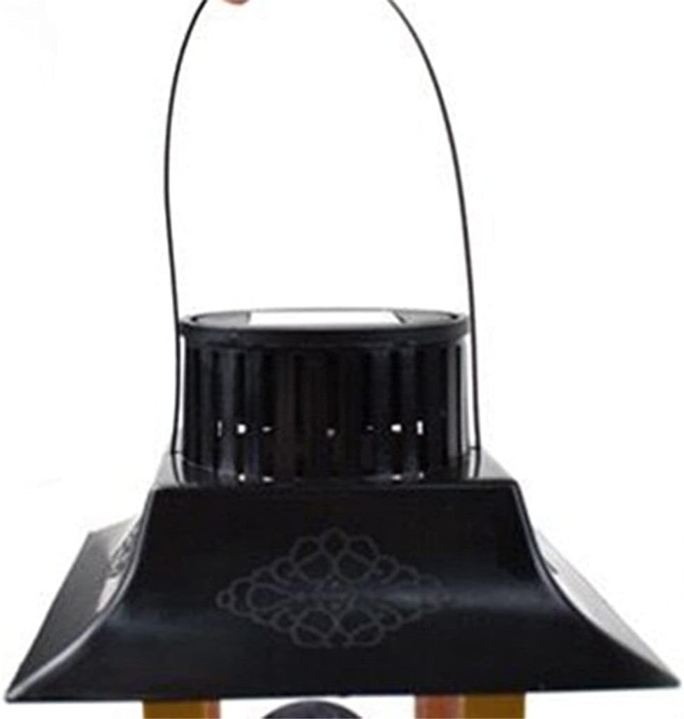 Solar Light Bird Feeder Bird Feeding Station Large Capacity Bird Food Container Bird Feeders Household Decoration