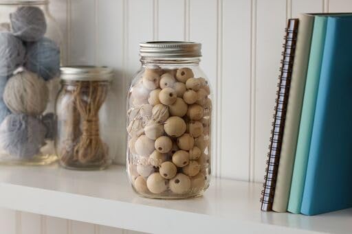 Ball Regular Mouth 32-Ounces Mason Jar with Lids and Bands, Clear,(Pack Of 2)
