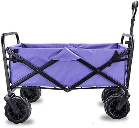 Collapsible Wagon Cart with Wheels Foldable Folding Wagons Carts Silen