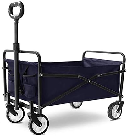 Collapsible Wagon Cart with Wheels Foldable Folding Wagons Carts Silen