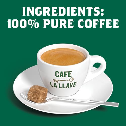 Cafe La Llave Latin Style Espresso Pods, Dark Roast, Compatible with N