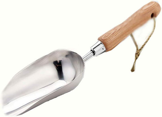 Enjoyer Transplanter Trowel with Ergonomic Grip,Stainless Steel Garden