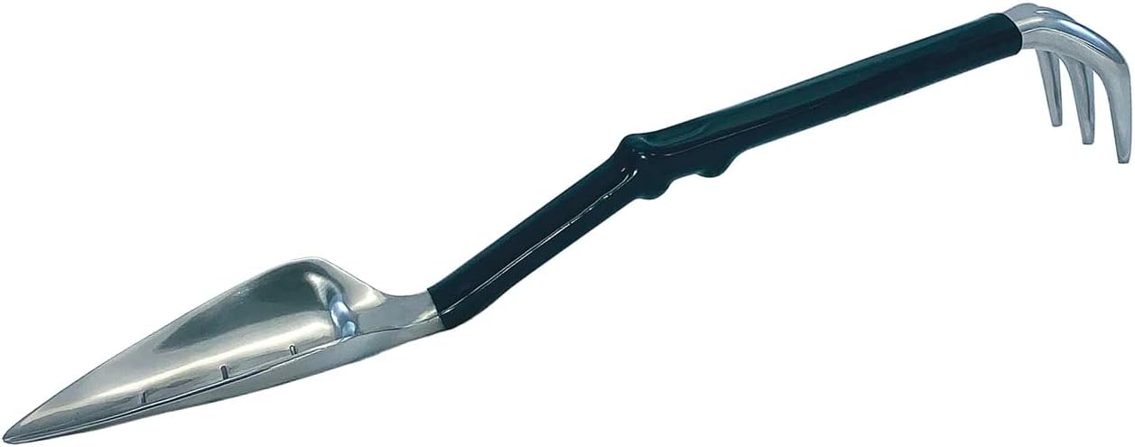 Trake, Trowel and Rake Garden Hand Tool Combo, Lightweight & Durable Garden Tool with Comfortable Grip for Planting & Cultivating