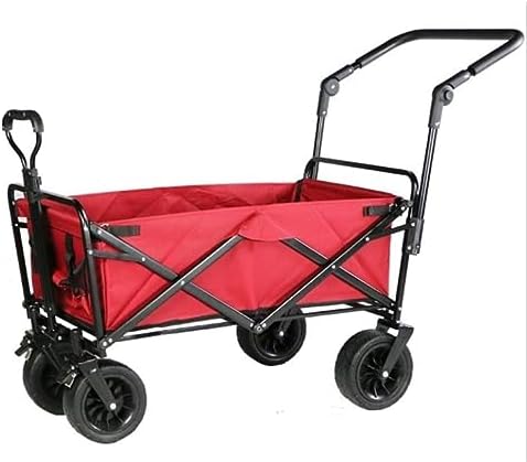 Collapsible Wagon Cart with Wheels Foldable Folding Wagons Carts Silen