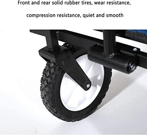 Portable Camping Cart,Outdoor Folding Utility Wagon Camping Wagon Heav