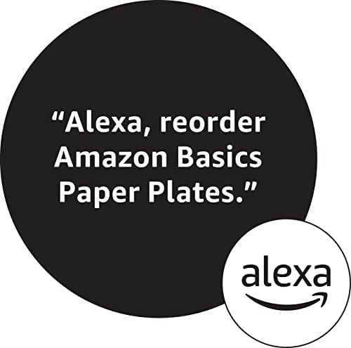 Amazon Basics Everyday Disposable Paper Plates, 10 Inch, Microwave-Saf