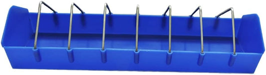 Chicken Feeder Through 8 Cells for Drinker 1.65lbs Capacity Food Dispenser for Small Birds Feeding Equipm