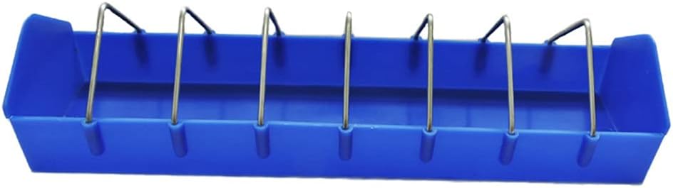 Chicken Feeder Through 8 Cells for Drinker 1.65lbs Capacity Food Dispenser for Small Birds Feeding Equipm