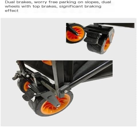 Portable Camping Cart,Heavy Duty Beach Trolley Cart for Camping and Of