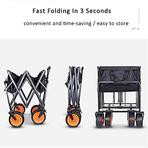 Portable Camping Cart, Garden Trolley Cart, Folding Utility Beach Wago