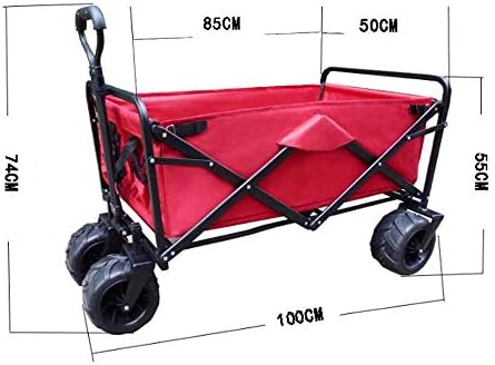 Trolleys, Foldiwagon, Capacity 150 Kg, Heavy Duty Foldable Garden Trolley Cart Truck Outdoor Leisure Portable Campiwagon Trolley