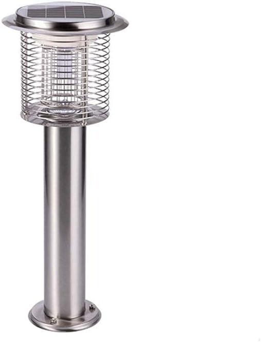 Solar Lighting Mosquito Killer Dual Purpose Outdoor Lamp Post Lights, Endorsement Garden Waterproof Outdoor Post Lantern for Mosquito Catching, Cylindrical Pole Light, Street Lamp
