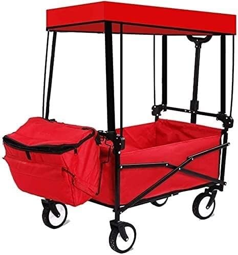 Portable Camping Cart,Outdoor Folding Utility Wagon Folding Camping Ca