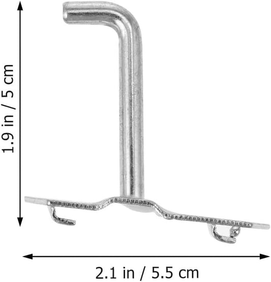BESTOYARD 10pcs Heavy Duty Metal Wall Mount Tool Organizer Hooks 50mm 