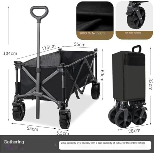 Portable Camping Cart,Outdoor Beach Camping Cart with Portable Picnic 