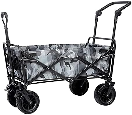 Trolleys, Outdoor Foldiutility Wagon Foldicampicart, 4 Wheeled Garden 