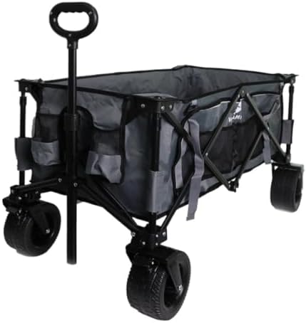 Portable Camping Cart,Portable Foldable Beach Camping Trolley Cart for