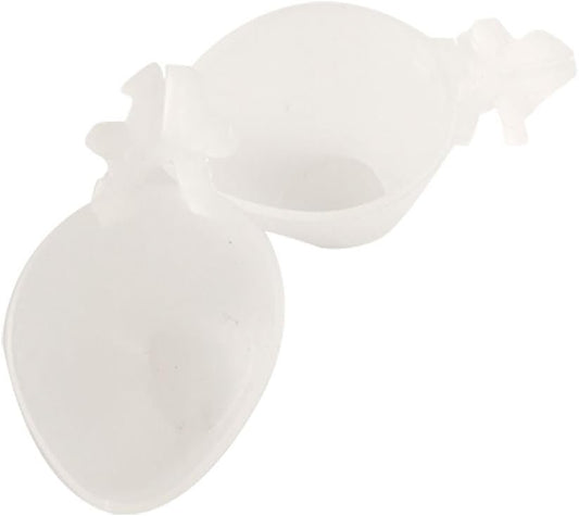 2 Pcs Bird Cage Hanging Transparent Plastic Water Fountain Feeder(id:3a cda 11 e52 25b