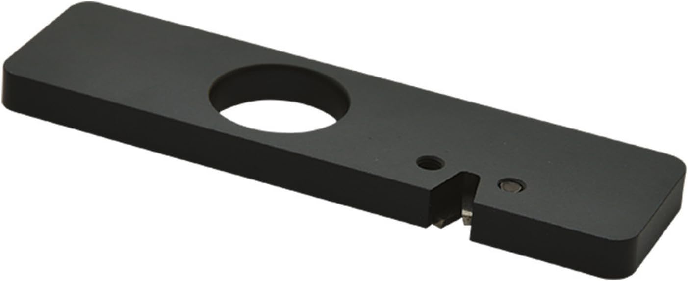 Deejo - Pocket Knife Sharpener - Compact Black Aluminum Tool with Doub