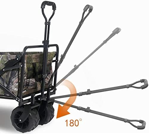 Portable Camping Cart,Outdoor Folding Utility Wagon Heavy Duty Wagon G