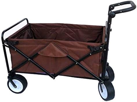 Collapsible Wagon Cart with Wheels Foldable Folding Wagons Carts Silen