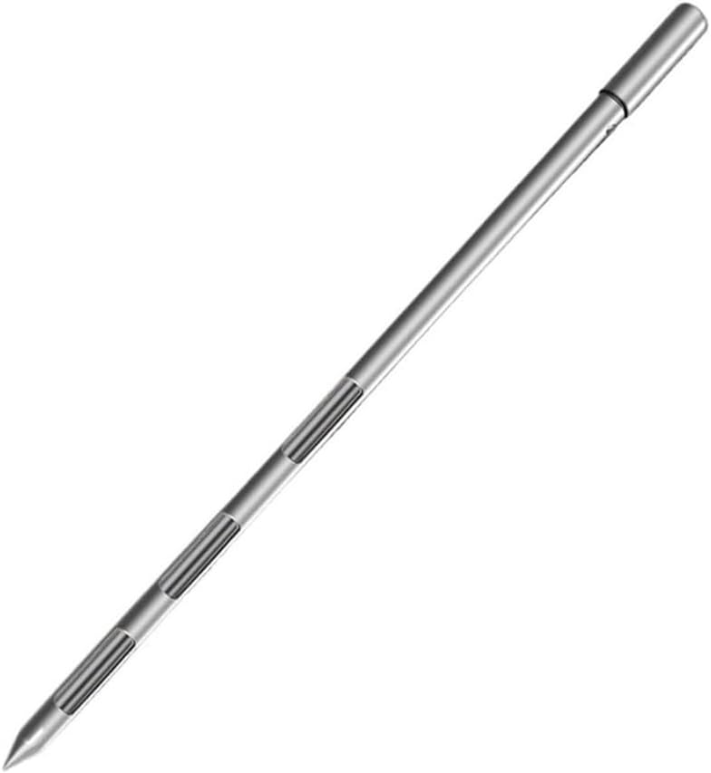 Stainless Steel Soil Probe Sampler for Cement & Fertilizer, 0.6m (23.6in) Garden & Farm Sampling Tool, Durable Grain Sampling Equipment for Lawn Care