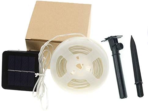 100 LEDs Rope Tube Fairy Garden Lights Solar Licht LED String Lights Solar Lamp Outdoor Waterproof Solar (Color : Multicolor Size : 5M 50LED) (Multicolor 10M 100LED)