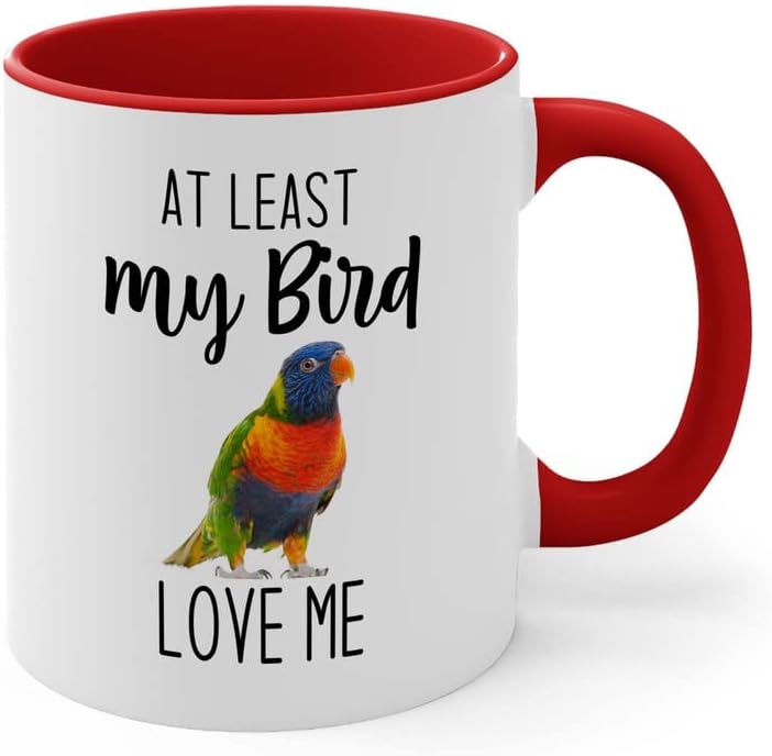 Bird Lover Two Tone Red Edition 11oz - Bird Loves me - Hummingbird Nes